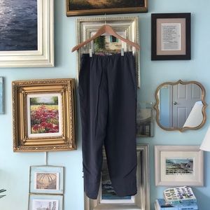 Gray J. Crew drawstring capris
